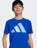 T-shirt manica corta sportiva Adidas - royal - 1