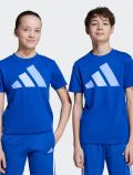 T-shirt manica corta sportiva Adidas - royal - 3