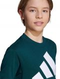 T-shirt manica corta sportiva Adidas - verde - 1