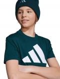 T-shirt manica corta sportiva Adidas - verde - 2