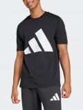 T-shirt manica corta sportiva Adidas - black - 0