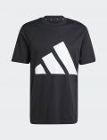 T-shirt manica corta sportiva Adidas - black - 5