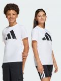 T-shirt manica corta sportiva Adidas - white - 1