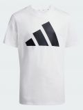 T-shirt manica corta sportiva Adidas - white - 5