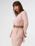 Maglia manica lunga curvy Persona - rosa - 1