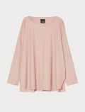 Maglia manica lunga curvy Persona - rosa - 3