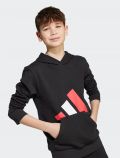 Felpa sportiva Adidas - nero rosso - 1