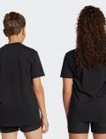 T-shirt manica corta sportiva Adidas - black - 4