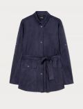 Giacca curvy Persona - blu - 1