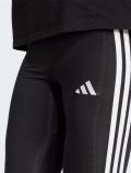 Leggings sportivo Adidas - nero bianco - 1