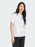 T-shirt manica corta sportiva Adidas - bianco nero - 2
