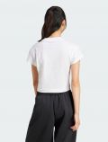 T-shirt manica corta sportiva Adidas - bianco - 4