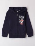 Maglia in felpa aperta I Do - navy - 0