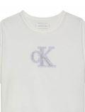 T-shirt manica corta Calvin Klein - white - 3