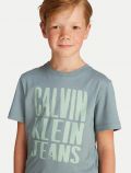 T-shirt manica corta Calvin Klein - green - 1