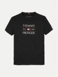 T-shirt manica corta Tommy Hilfiger - black - 3