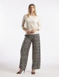 Pantalone Pennyblack - nero avorio - 2