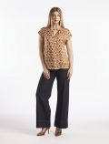 Camicia manica corta Pennyblack - tabacco - 2
