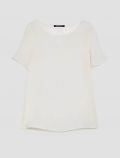 Camicia manica corta Pennyblack - avorio - 3