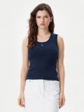Canotta Tommy Jeans - blu notte - 0