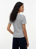 T-shirt manica corta Tommy Hilfiger - bianco blu - 4