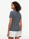 T-shirt manica corta Tommy Hilfiger - blu bianco - 4