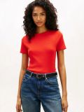 T-shirt manica corta Tommy Hilfiger - rosso - 0