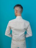 Camicia manica lunga Bottega Artigiana - bianco verde - 2