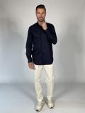 Camicia manica lunga Xacus - blu notte - 2