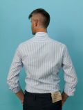 Camicia manica lunga Xacus - azzurro bianco - 5