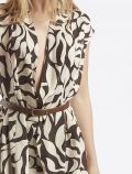 Camicia manica corta Kocca - avorio marrone - 1