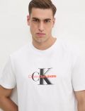 T-shirt manica corta Calvin Klein - white - 2