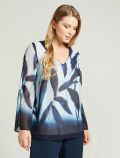 Camicia manica lunga curvy Luisa Viola - azzurro - 0