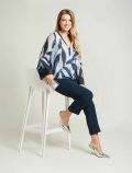Camicia manica lunga curvy Luisa Viola - azzurro - 2