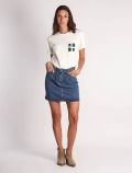 T-shirt manica corta Emme - bianco blu - 2
