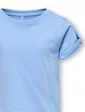 T-shirt manica corta Only - azzurro - 1