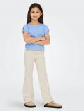T-shirt manica corta Only - azzurro - 4