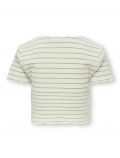 T-shirt manica corta Only - bianco verde - 4