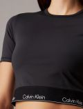 T-shirt manica corta sportiva Calvin Klein Sport - black - 1