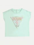 T-shirt manica corta Guess - acqua - 0