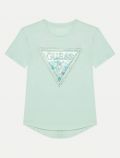 T-shirt manica corta Guess - azzurro - 0