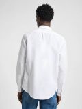 Camicia manica lunga lino Lee - bright white - 4