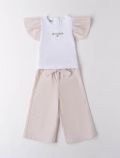 Completo maglia e pantalone I Do - beige - 0
