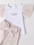 Completo maglia e pantalone I Do - beige - 1