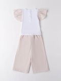 Completo maglia e pantalone I Do - beige - 2
