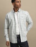 Camicia manica lunga casual Fynch-hatton - quadro verde - 0