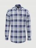 Camicia manica lunga casual Fynch-hatton - quadro blu - 0