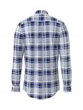 Camicia manica lunga casual Fynch-hatton - quadro blu - 2
