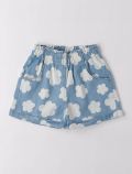 Pantalone corto I Do - denim - 0