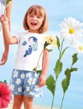 Pantalone corto I Do - denim - 2